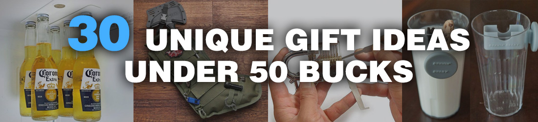 30 Unique Gifts Ideas For Under 50 Bucks