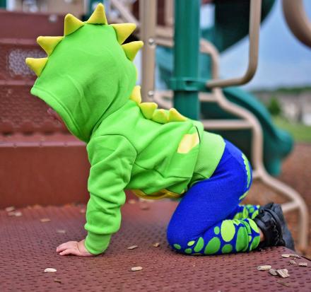 This 3D Hoodie Turns Your Kid Into a Dinosaur