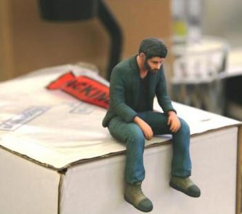 3D Printed Sad Keanu Reeves