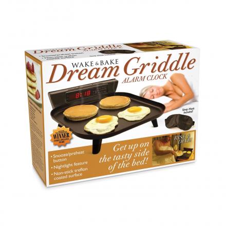 This Alarm Clock Breakfast Griddle Lets You Wake Up To Fresh Sizzling Breakfast