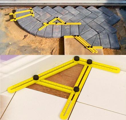 Angle-Izer Tool Gets The Perfect Angle For Cutting Wood, Tile, Brick