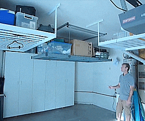 Auxx-Lift: A Remote Controlled Storage Lift For Your Garage
