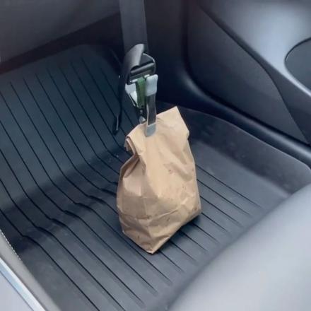 This Bago To-Go Back Glovebox Clip Prevents Your Food From Tipping Over In The Car