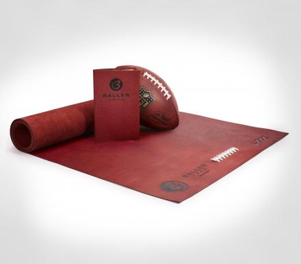 BallerYoga: Yoga Mat Made From Real Football Leather