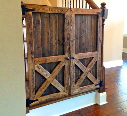 People Are Making Barn Door Baby Gates, Window Shutters, and TV Covers, and They Look Amazing