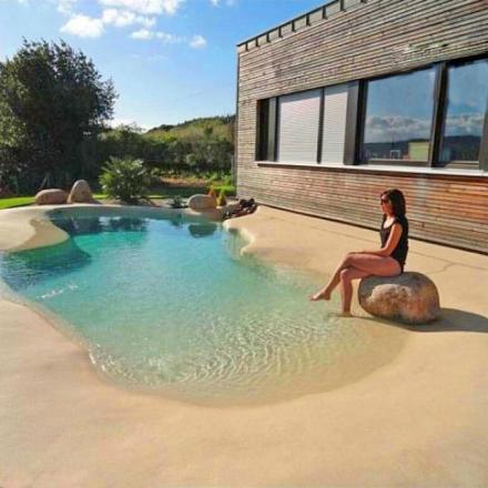This Company Makes Beach Entry Pools That Are Made From Sand