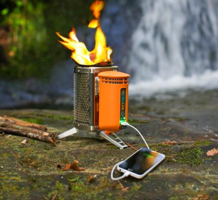 Biolite Camp-Stove Charges Your Phone Using Heat From The Fire