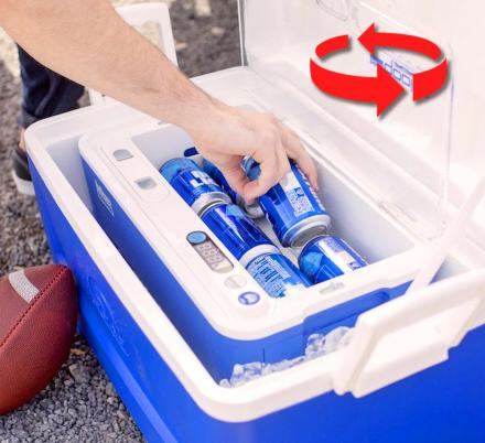Blue Quench Qooler Chills Your Beverages In Seconds