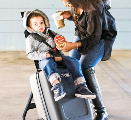 Buggy Bagrider Lets You Tow Your Child On Your Luggage While Traveling