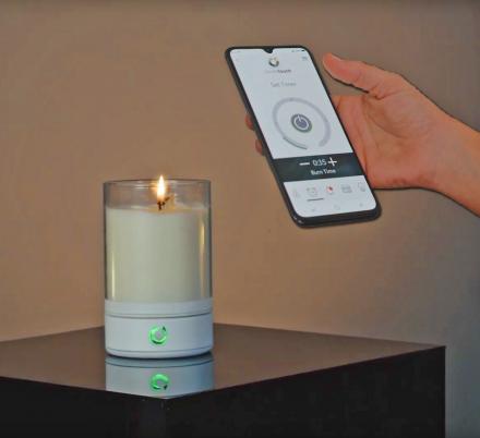 There's Now a Smart Candle That You Can Ignite With Your Smart Phone While On The Couch