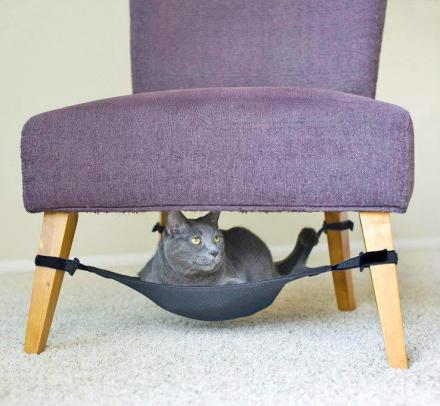 Cat Crib: An Under Chair Cat Hammock
