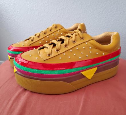 These Cheeseburger Shoes Turn You Into a Walking Big Mac