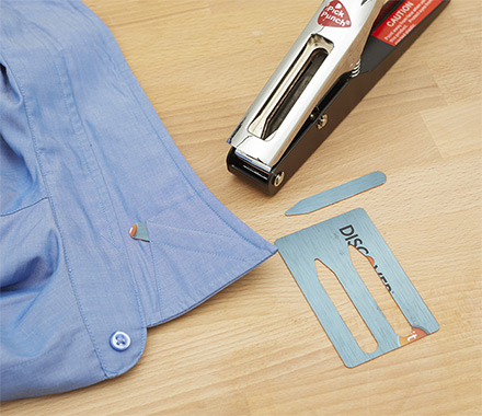 Collar Stay Punch: Make Collar Stays From Old Credit Cards