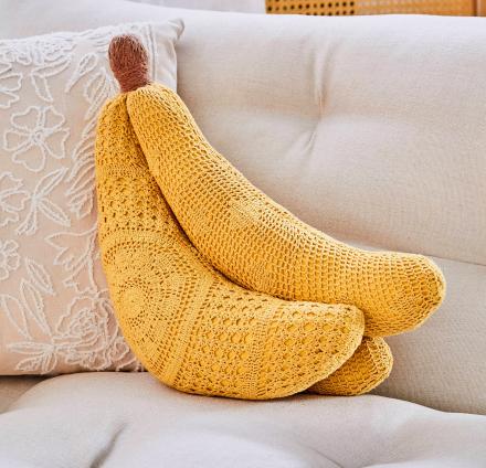 Crochet Bananas Pillow