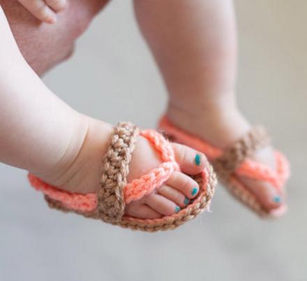These Crochet Toddler Sandals Might Be The Most Adorable Things Ever