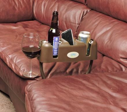 Cupsy: Couch Beverage Holder And Organizer