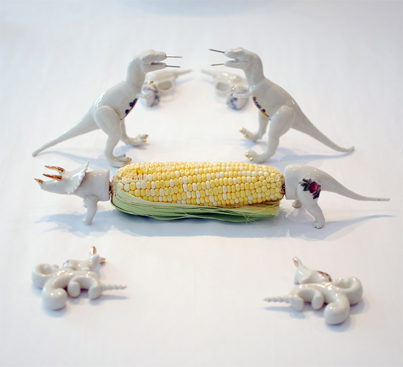 Dinosaur Corn Cob Holders 1