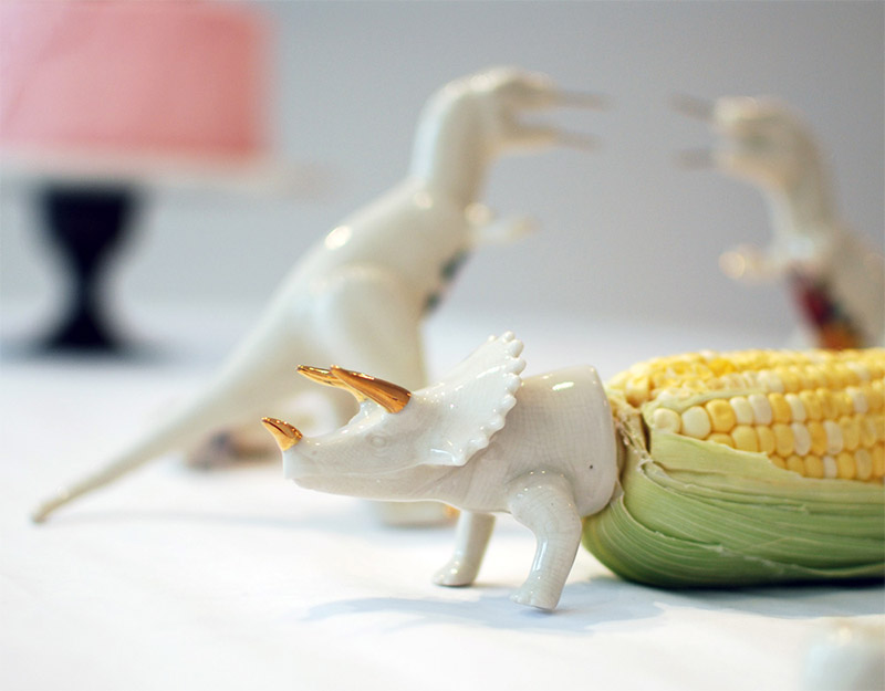 Dinosaur Corn Cob Holders 3