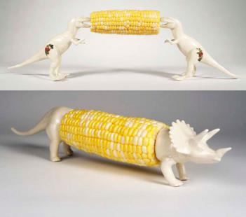 Dinosaur Corn Cob Holders