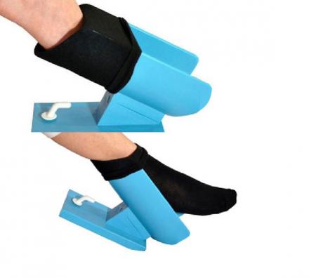 Easy On Sock Aid Helps Seniors Put Their Socks On