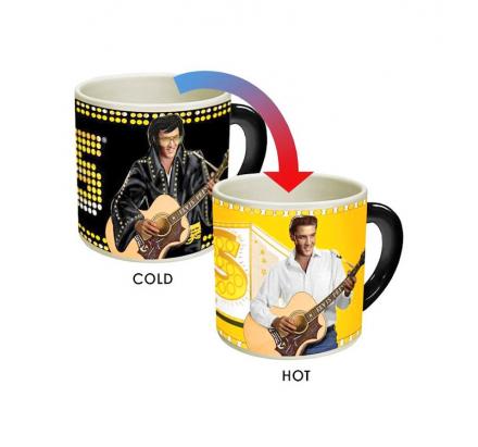 Elvis Heat Changing Mug - Changes From Vegas Elvis To Memphis Elvis