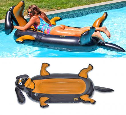 Every Dachshund Owner Probably Needs One Of These Giant Wiener Dog Pool Floats