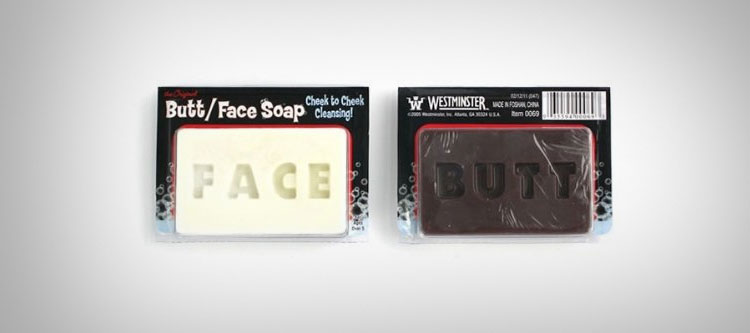 Face and Ass double sided bar of soap