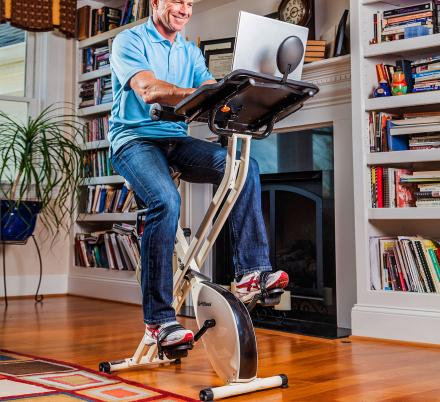 FitDesk Is An Exercise Bike That Lets You Work While Exercising