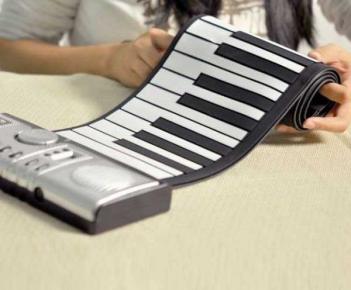 Flexible Rollup Piano Keyboard