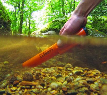 Pro-Pointer Waterproof Metal Detector Lets You Treasure Hunt in Water or Wet Soils