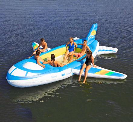 There's Now a Giant 18-Foot Airplane Lake Float So You Can Party On Your Own Private Jet