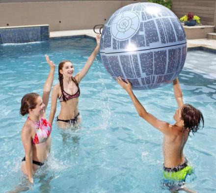 Giant Death Star Beach Ball That Lights Up With Each Bounce