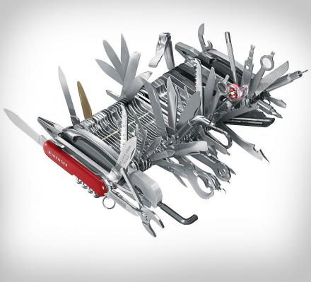 Giant Swiss Army Knife, Has 141 Different Functions