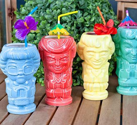 These Golden Girls Tiki Cups Are The Best Way To Binge Watch Your Favorite 80's Show