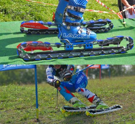 Grass Skis Let You Downhill Ski In The Summer