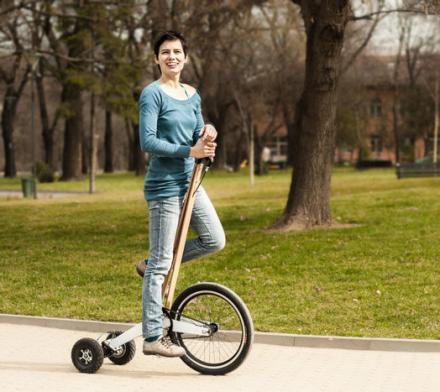 Halfbike: A Stand Up Tricycle