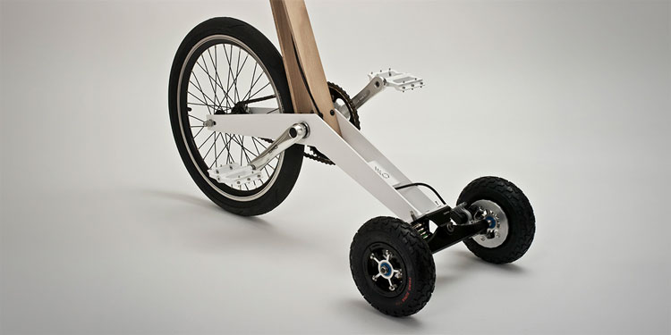Halfbike Stand Up Tricycle