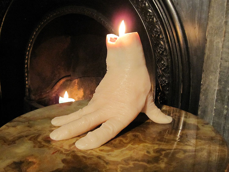 Hand Candle That Bleeds As It Burns