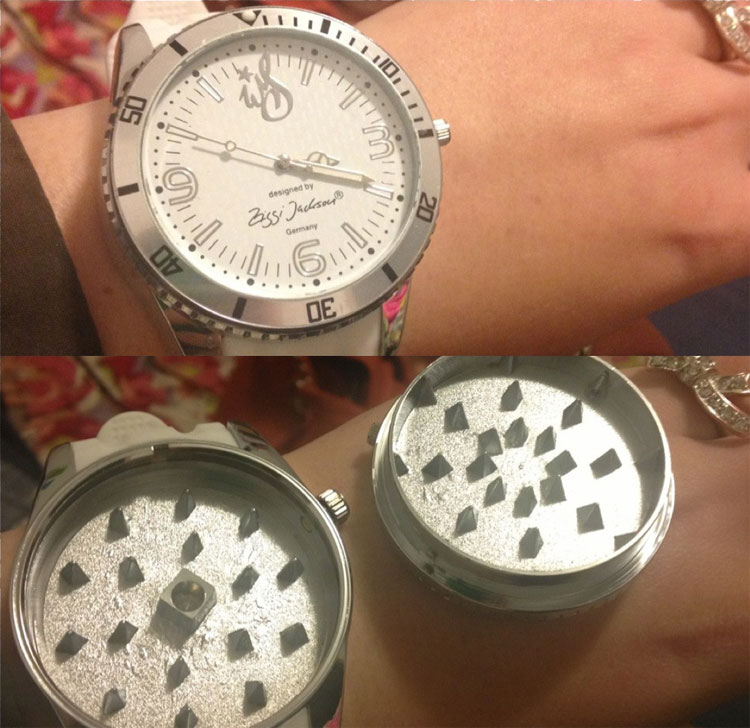 Stash Watch: Weed Grinder Watch