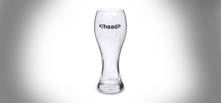 Head Tag HTML Beer Mug