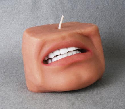 Human Face Candle