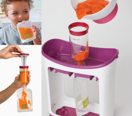 Infantino Squeeze Station Lets You Make Your Own On-The-Go Baby Food