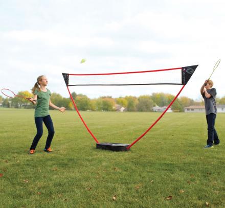 This Portable Badminton Court Sets Up In Seconds