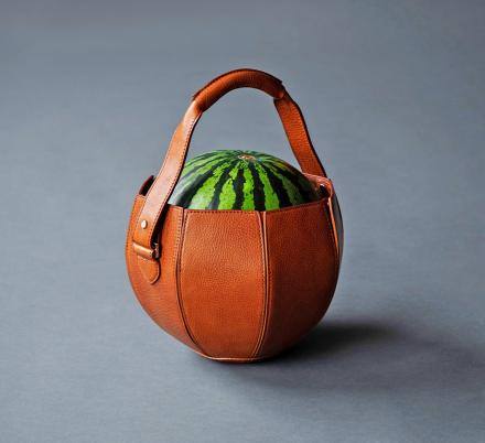 There's Now a Leather Bag That's Specifically Made For Carrying Watermelon