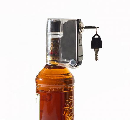 Liquor Bottle Key Lock: Keeps Your Booze Out Of The Wrong Hands (6-pack)