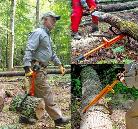 The LogOX Is a 3-in-1 Back-Saving Forestry Multi-tool For Turning and Hauling Large Trees and Logs