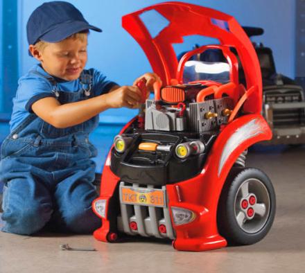 Mechanic's Toy Car Teaches Your Kid To Take Care Of a Car
