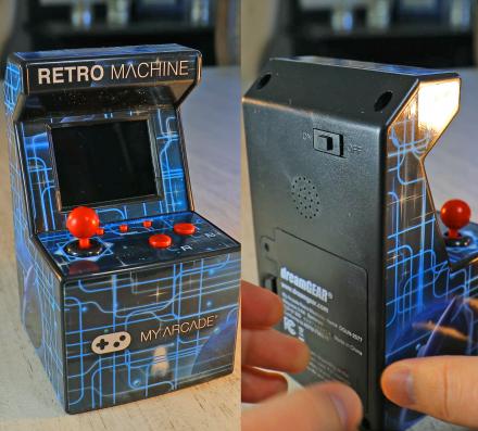 Mini Arcade Machine Has 200 Pre-Installed Nostalgic Video Games