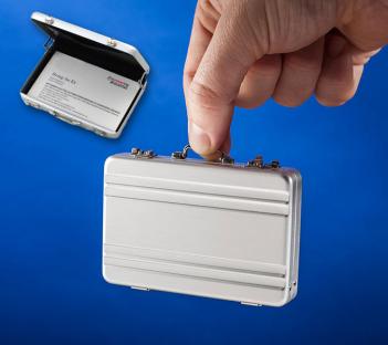 Mini Briefcase Card Holder Wallet