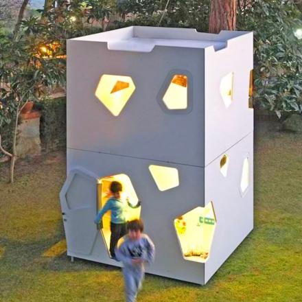 This Modern Design Kids Playhouse Is The Ultimate Outdoor Play Area